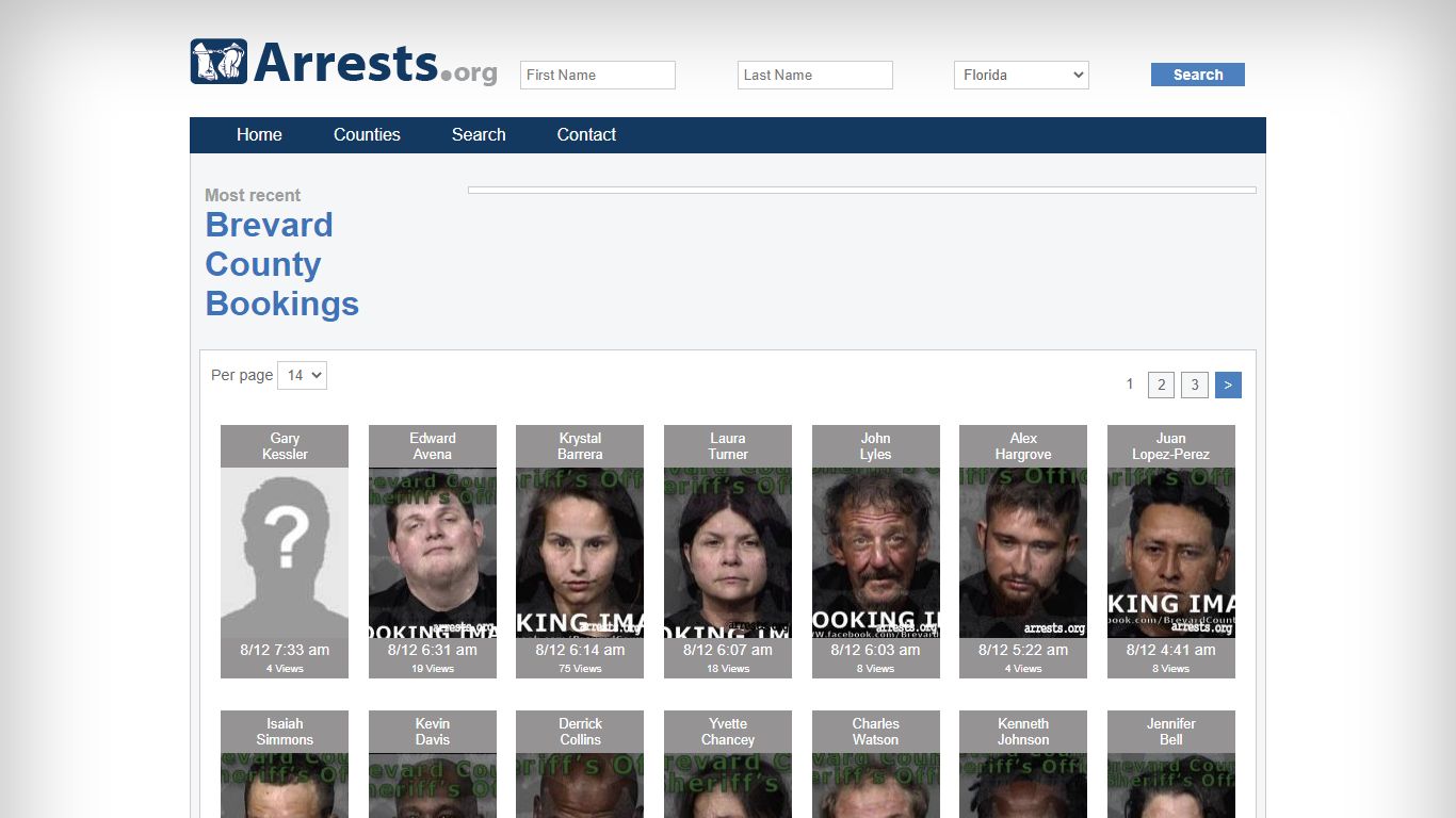 Brevard County Arrests and Inmate Search